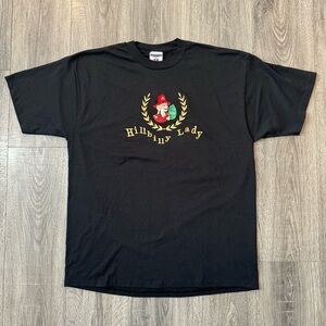 HILLBILLY LADY EMBROIDERED GRAPHIC TEE